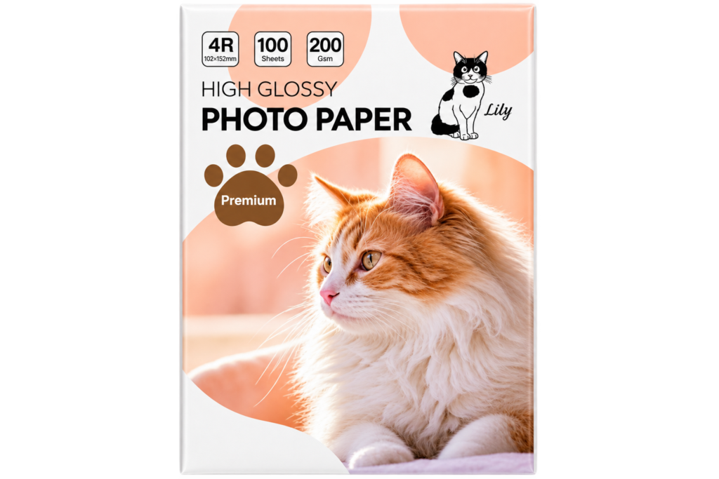 Papel fotografico 4R 200g.